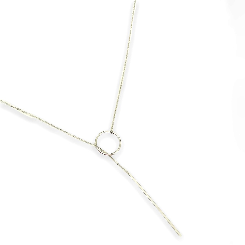 Изображение товара Колье Галстук из хирургической стали регулируемое FOROSTINA.K для женщин