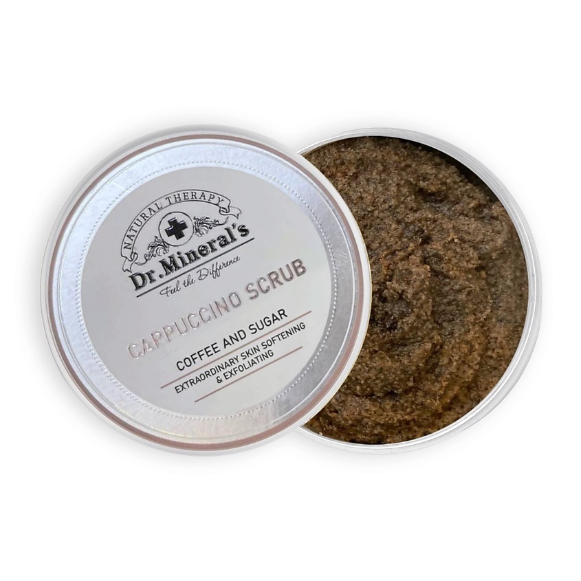 Изображение товара DR.MINERAL’S Натуральный скраб OASIS приготовлен из Английской соли Epsom и ванилью, 250 г