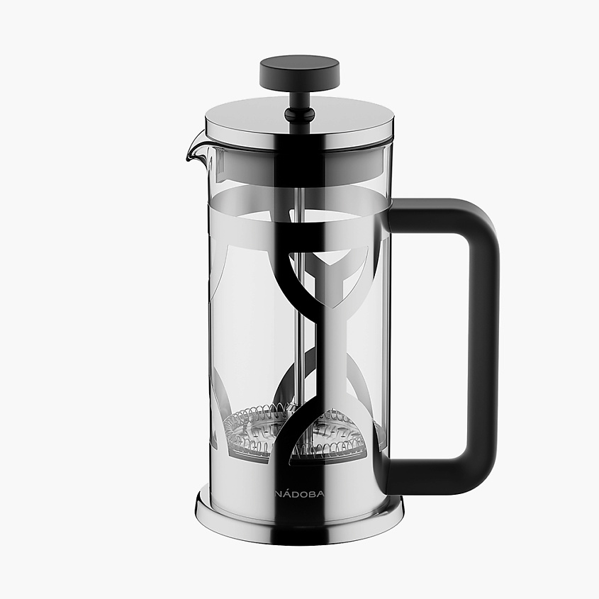 Изображение товара Френч-пресс NADOBA MARTIN 0,35 л стекло нержавейка многофильтр
