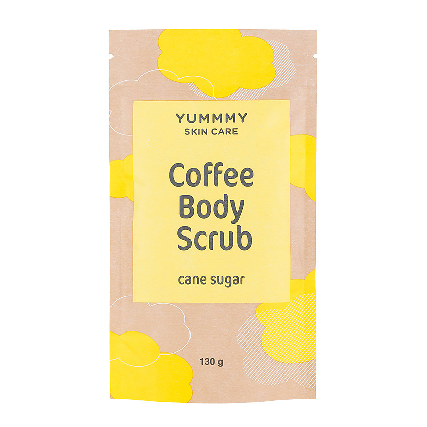 Изображение товара YUMMMY Кофейный скраб для тела с тростниковым сахаром Coffee Body Scrub Cane Sugar, 130 г