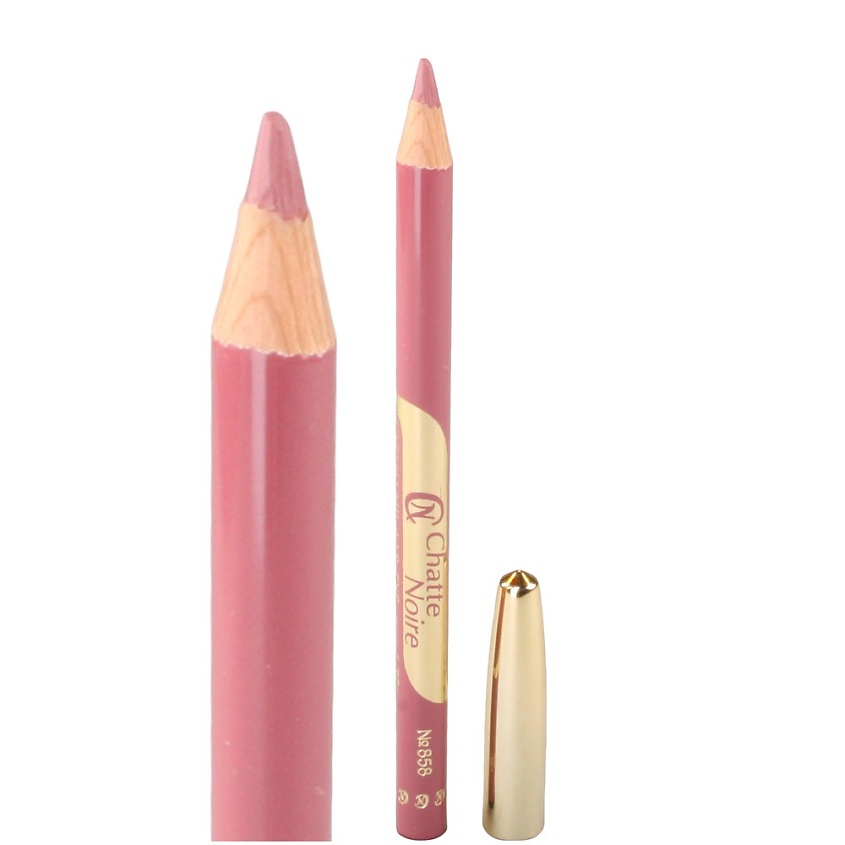 Изображение товара Карандаш для губ CHATTE NOIRE сиреневый тон 858 профессиональный легко точится