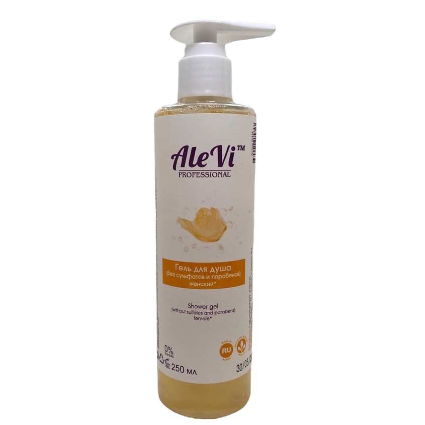 Изображение товара ALEVI Бессульфатный гель для душа женский, 250 мл