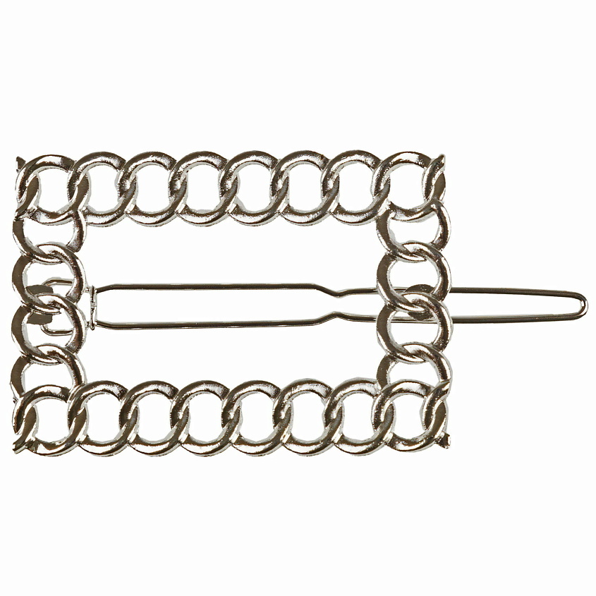 Изображение товара LUKKY Заколка-автомат прямоугольная, Серебряный