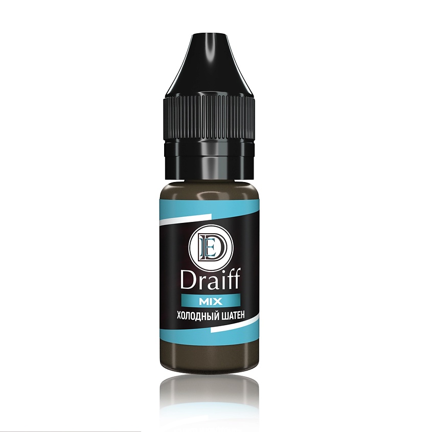 Изображение товара DRAIFF Пигмент для бровей Холодный Шатен, Роскошный холодный цвет для шатенок, 15 мл.