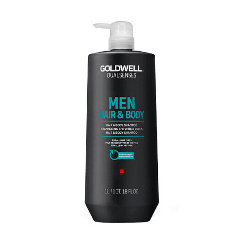 Изображение товара GOLDWELL Шампунь и гель для душа Dualsenses Men Hair & Body Shampoo, 1000