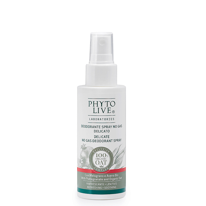 Изображение товара Дезодорант-спрей PHYTO LIVE деликатный с гранатом и овсом 75 мл