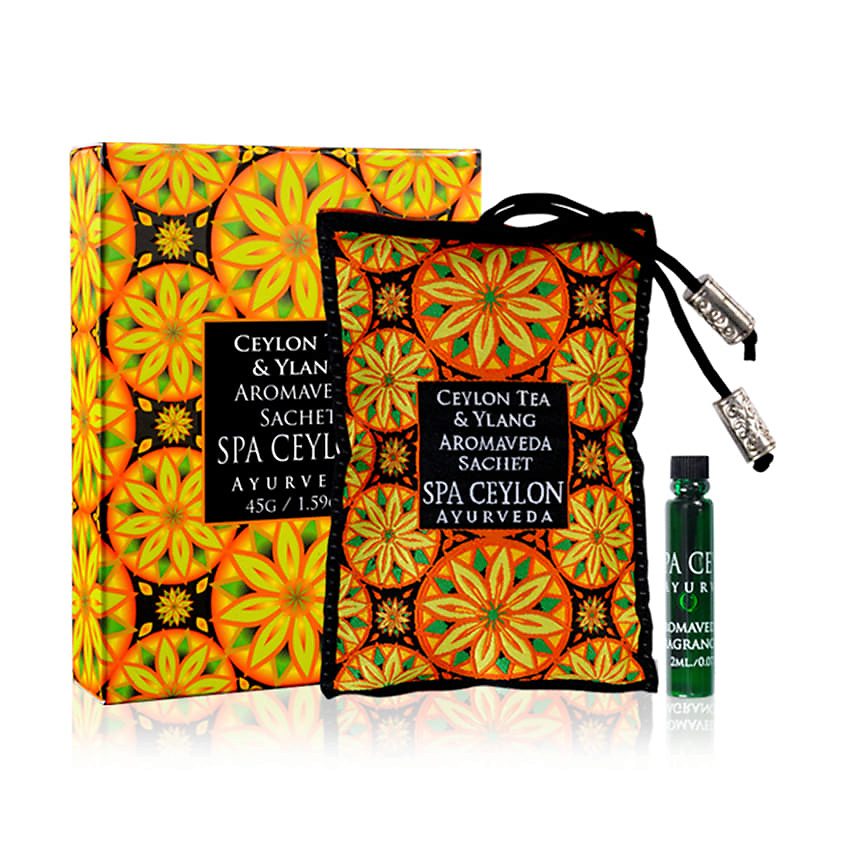 Изображение товара Ароматическое саше Цейлонский чай и илланг-иланг 45 гр для дома и автомобиля