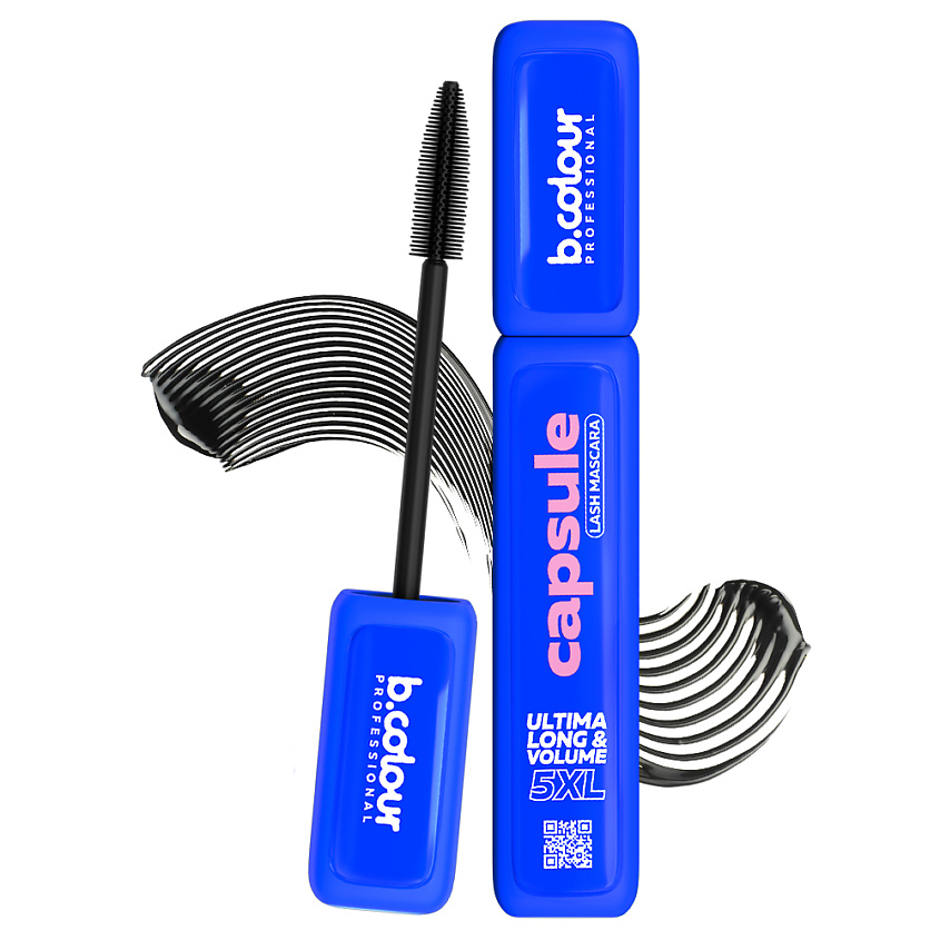 Изображение товара B.COLOUR PROFESSIONAL Тушь для ресниц, термотушь CAPSULE, 01 5XL Volume