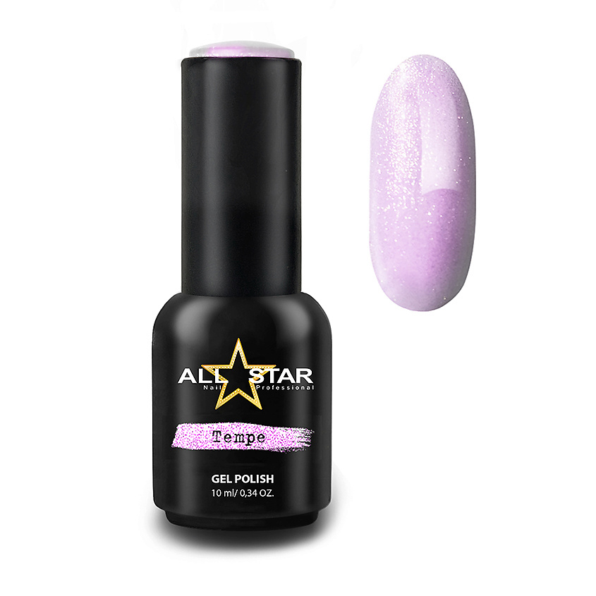 Изображение товара ALL STAR PROFESSIONAL Shine Гель-лак прозрачный с эффектом турмалина 10 мл