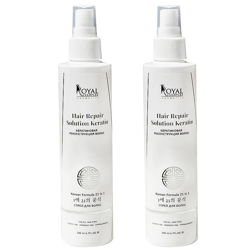 Изображение товара ROYAL SAMPLES Набор спрей для волос, 200