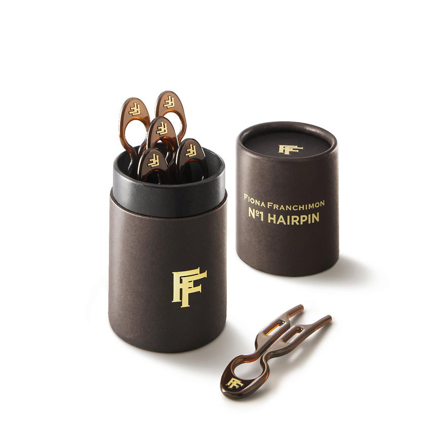 Изображение товара FIONA FRANCHIMON Набор шпилек No1 Hairpin коричневого оттенка (5шт.), цвет: Коричневый