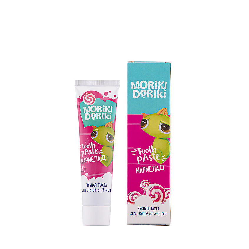 Изображение товара Детская зубная паста MORIKI DORIKI GOROSHEK мармелад 65 г для детей от 3 лет