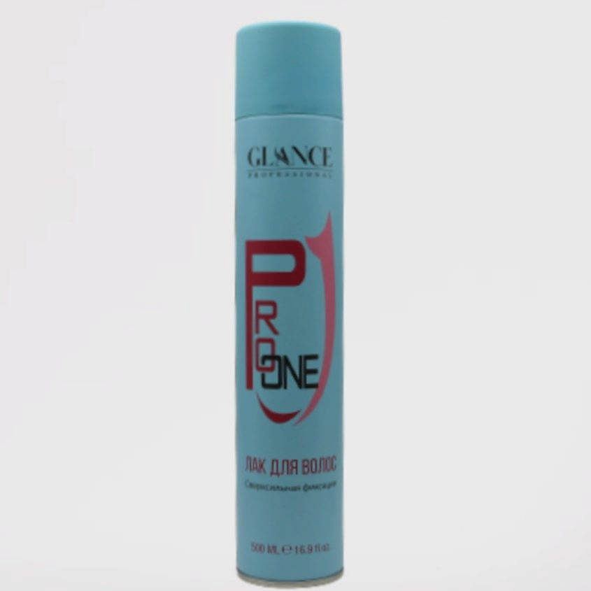 Изображение товара GLANCE PROFESSIONAL Лак для волос Сверхсильная Фиксация 500 мл