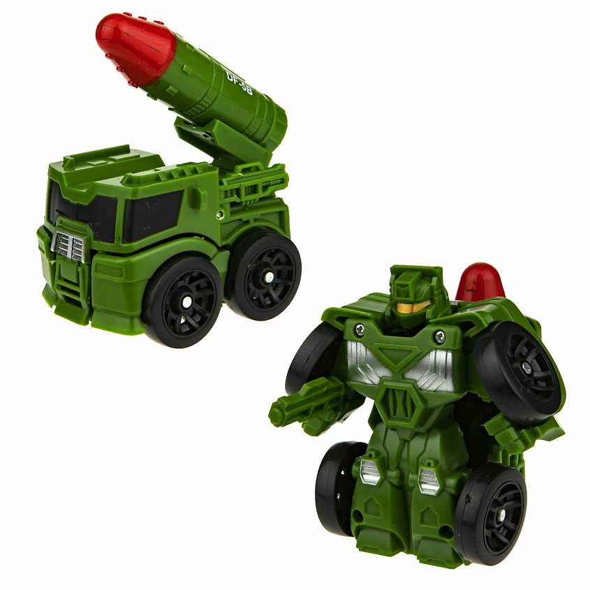 Изображение товара Мой первый трансформер Военная серия интерактивная игрушка для малышей зеленый красный