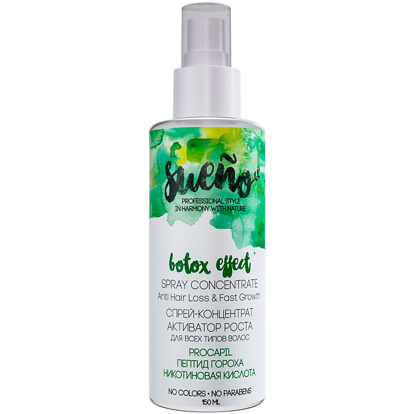 Изображение товара SUENO Спрей-концентрат «Активатор роста» для роста и против выпадения волос, 150 мл