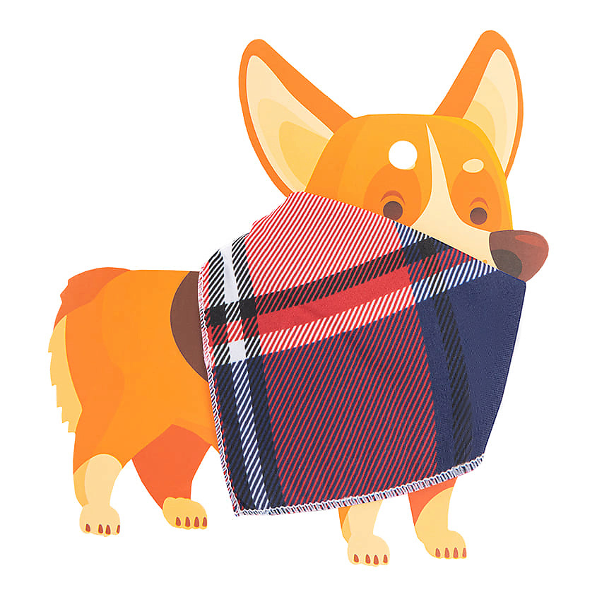 Изображение товара FRIEND OF MINE Шарфик для собак и кошек WARMLY #fom_holidaychiller, 1 шт.