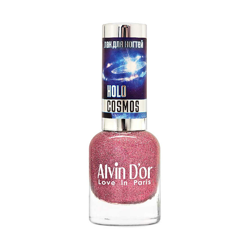 Изображение товара ALVIN D'OR Лак для ногтей HOLOCOSMOS 10 мл с голографическим эффектом Красная комета