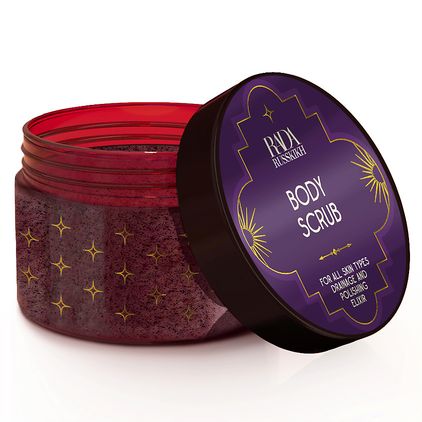 Изображение товара Рада Русских Соляной скраб для тела из морской соли со льном 100 мл