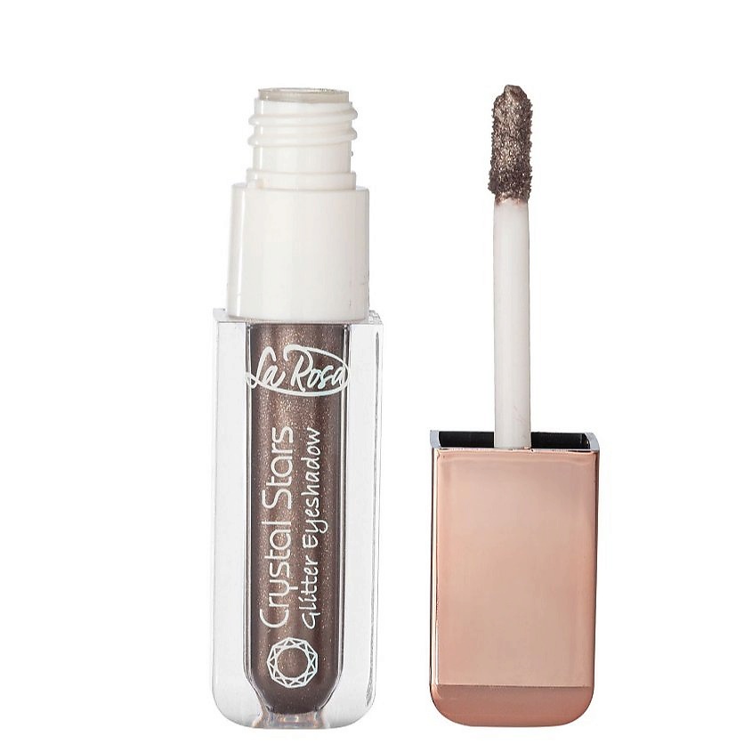 Изображение товара Тени для век LA ROSA Crustal Stars 01 дымная ночь жидкие с мерцанием 265 рублей