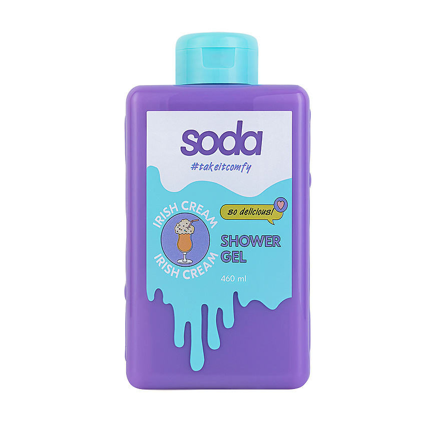 Изображение товара SODA Гель для душа #takeitcomfy "IRISH CREAM", 460 мл