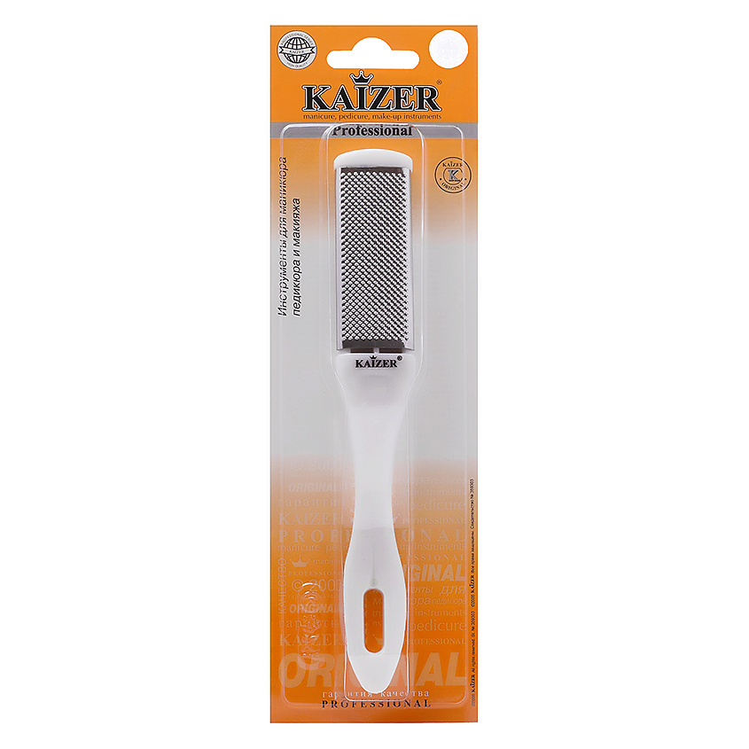 Изображение товара KAIZER Терка педикюрная металлическая, изогнутая, 1 шт.