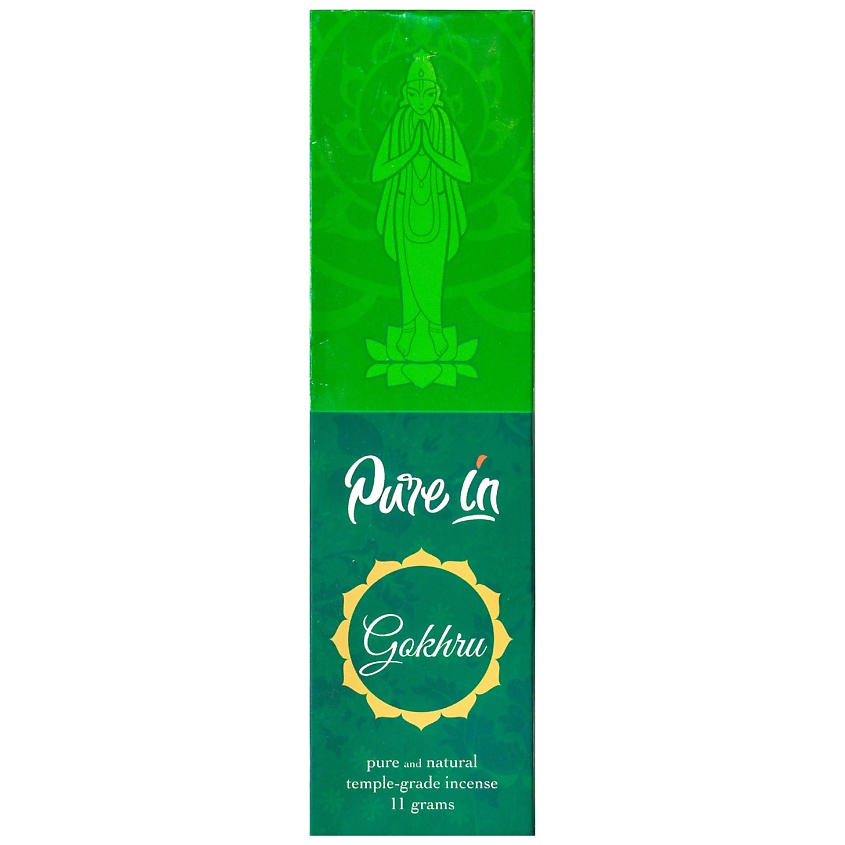 Изображение товара Эксклюзивные благовония Gokhru PURE IN 10 г с насыщенным ароматом трав и древесных смол