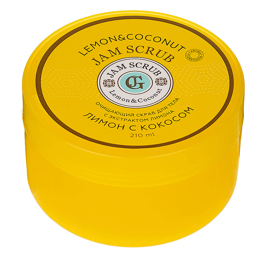 Изображение товара LOREN COSMETIC Джем-скраб для тела Лимон с кокосом Jam Scub, 210 мл