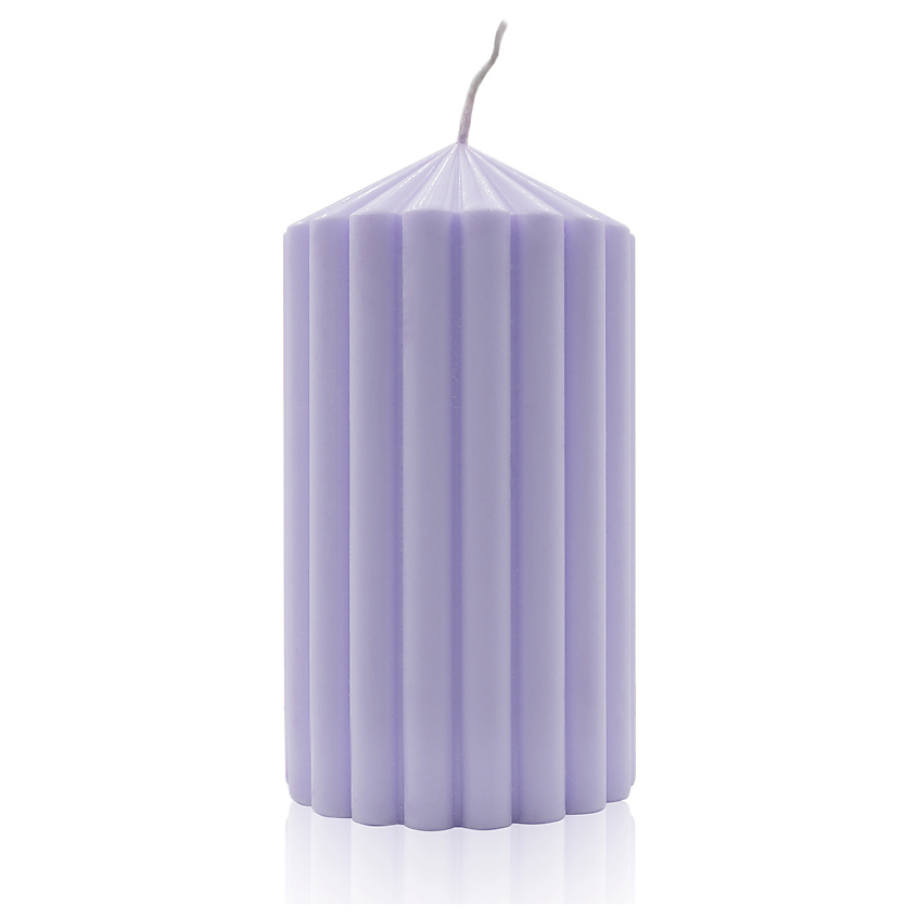 Изображение товара VENEW Свеча декоративная Amelia 125, цвет: сиреневый, 1 шт