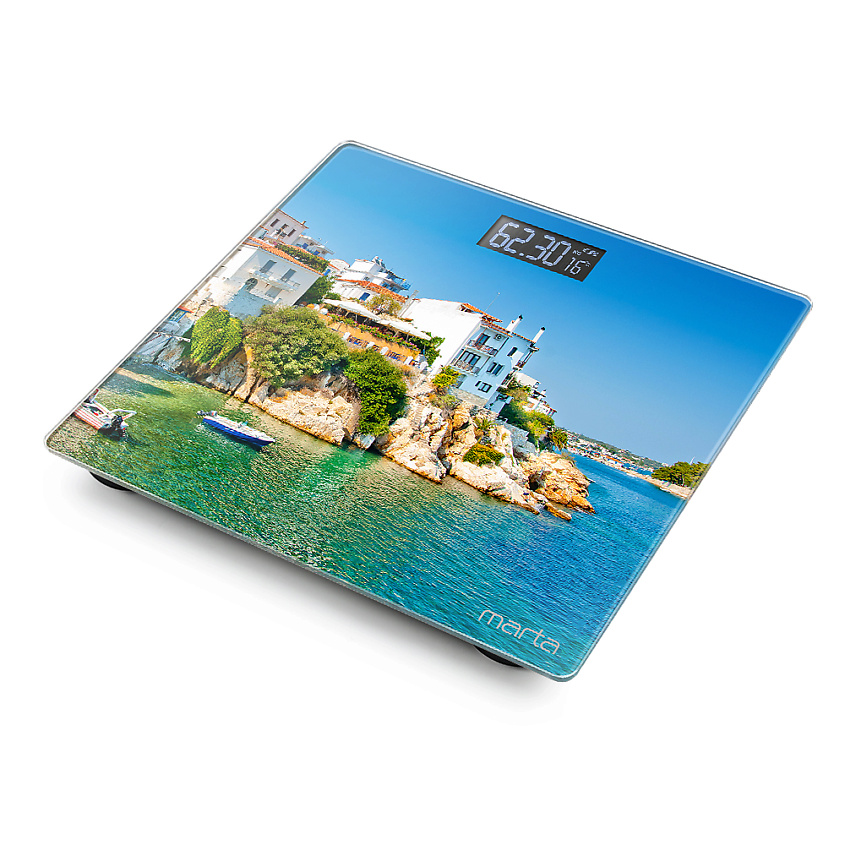 Изображение товара МАРТА Весы напольные электронные MT-1609 с подсветкой и цифровым дисплеем