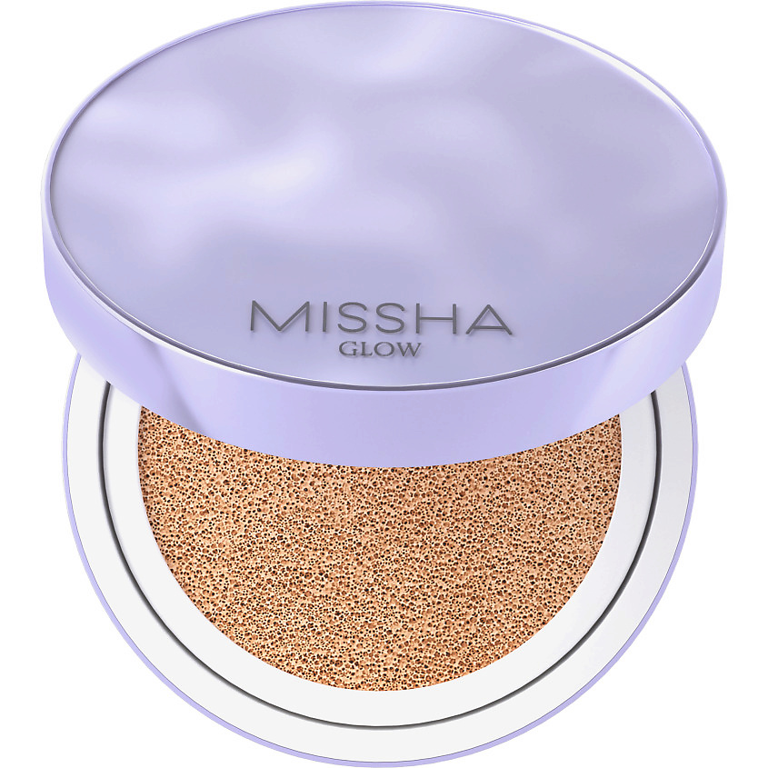 Изображение товара MISSHA Тональный кушон c антивозрастной сывороткой Glow Layering Fit Cushion, №23 Sand, 14 г