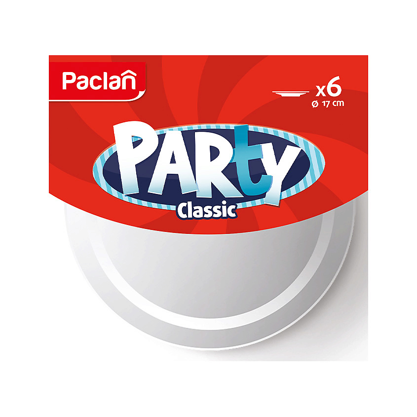 Изображение товара PACLAN Тарелка пластиковая Party Classic, 1 шт