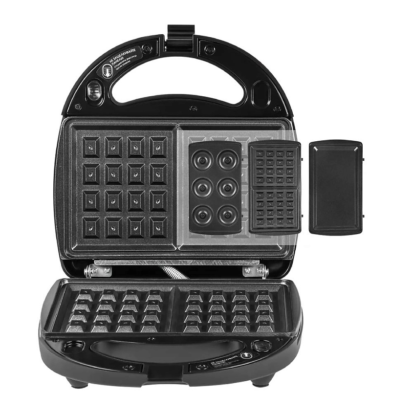 Изображение товара Минипекарня RED solution RMB-M605 черная для вафель, пиццы и пончиков