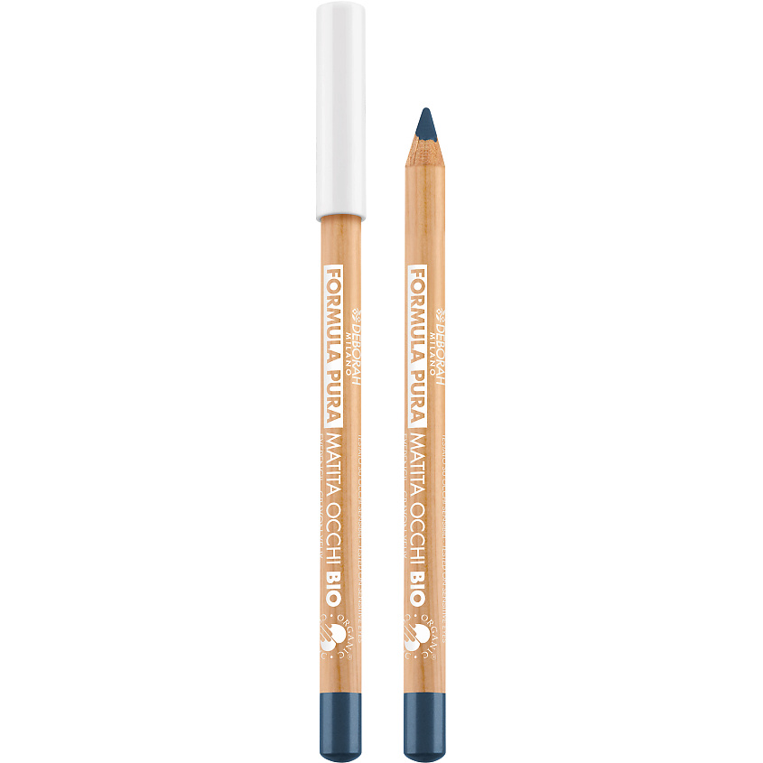 Изображение товара DEBORAH MILANO Карандаш для глаз Formula Pura Organic Eye Pencil, № 03 Синий, 1,2гр