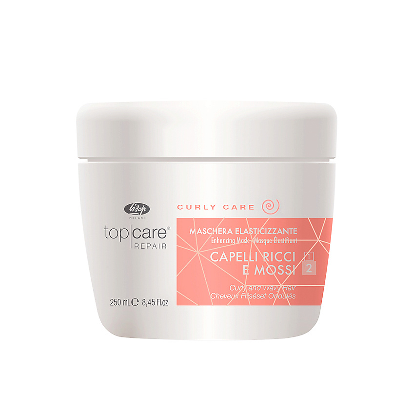 Изображение товара Разглаживающая маска для вьющихся и непослушных волос 250 мл LISAP