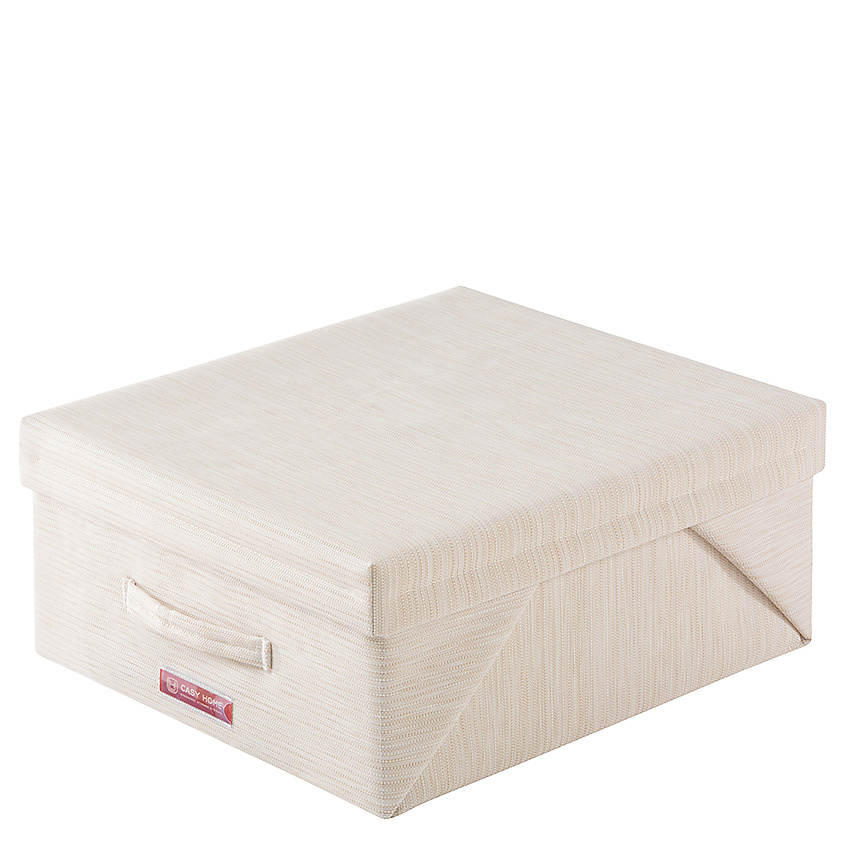 Изображение товара Короб с крышкой Milky 44х50х22см CASY HOME бежевый для хранения