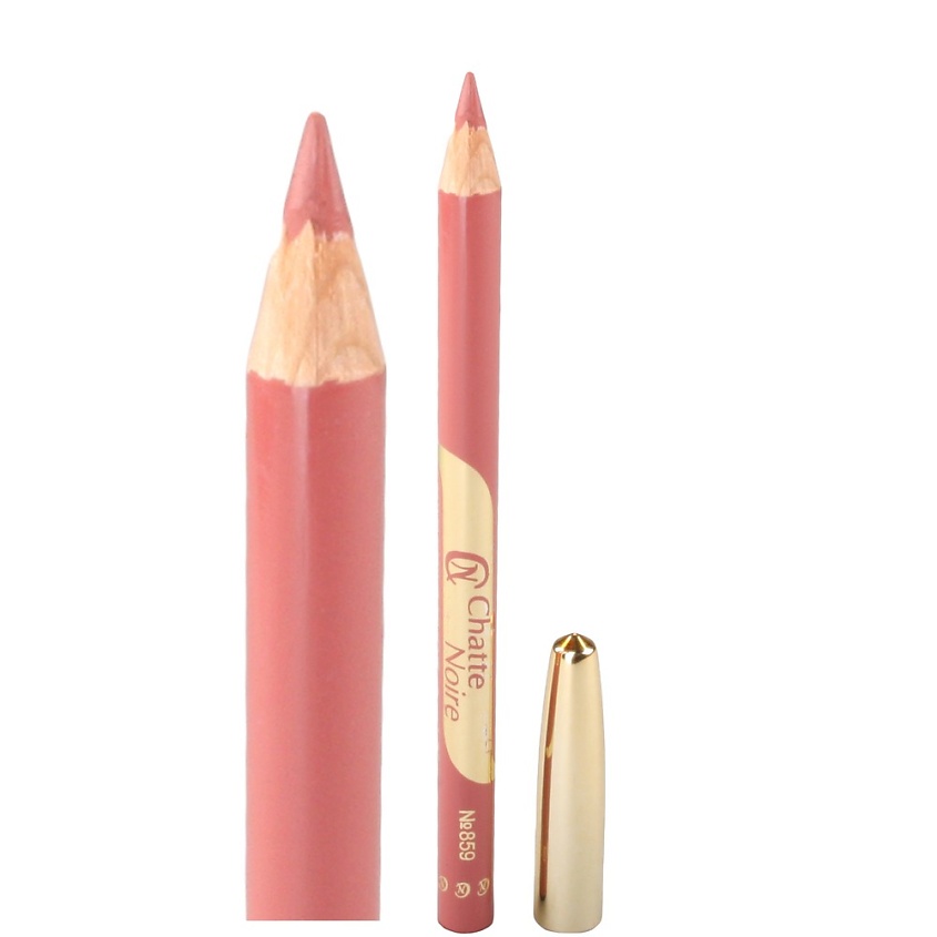 Изображение товара CHATTE NOIRE Карандаш для губ Светлый коричнево-красный тон 859 гипоаллергенный лёгкое нанесение