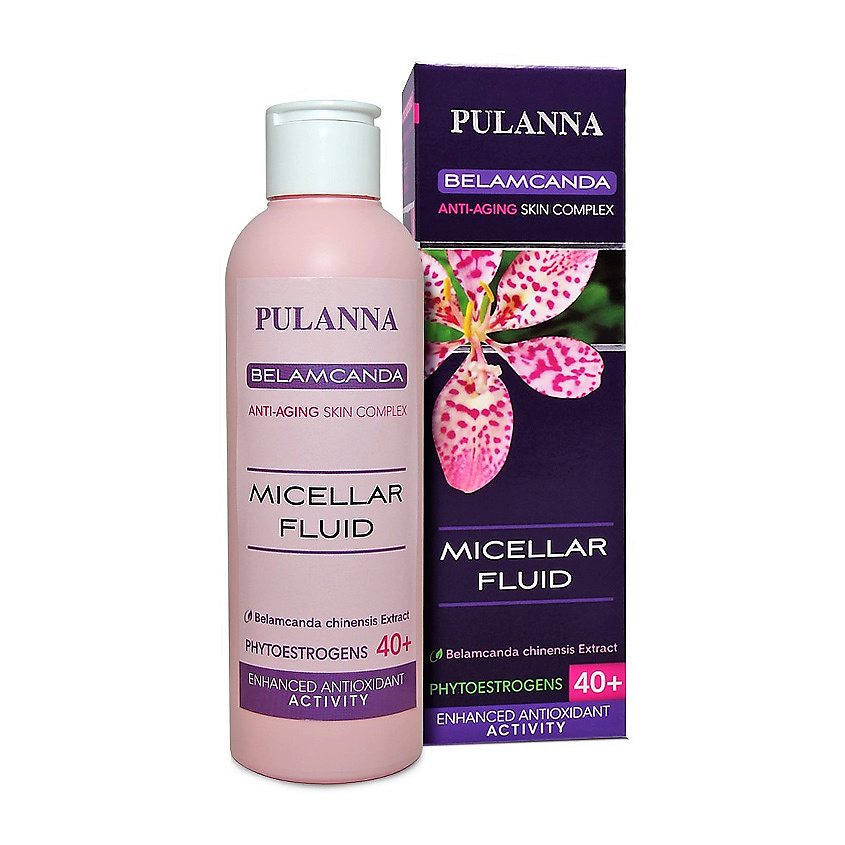 Изображение товара PULANNA Мицеллярная вода с ниацинамидом, пантенолом и беламкандой, 200 мл