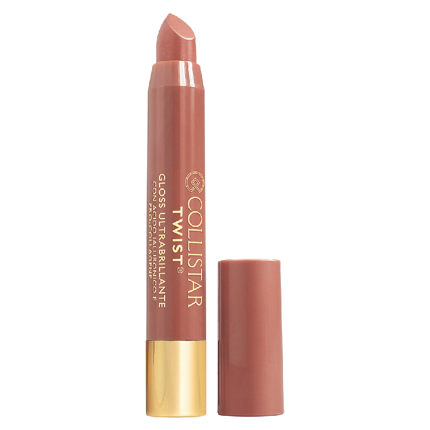 Изображение товара COLLISTAR Ультра-блестящий блеск для губ с гиалуроновой кислотой и проколлагеном TWIST, № 202 Nudo, 2.5 г
