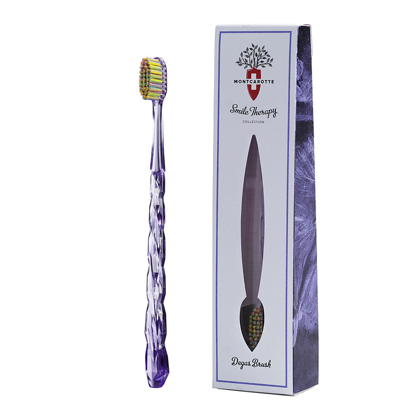 Изображение товара Зубная щетка MONTCAROTTE Дега импрессионистов мягкая фиолетовая