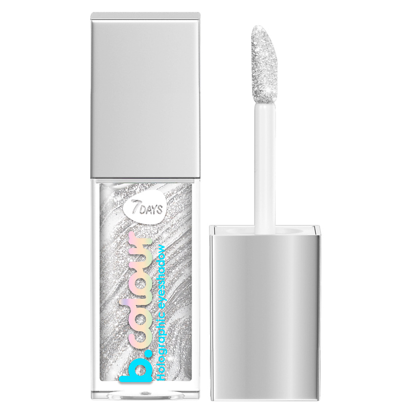 Изображение товара Жидкие мерцающие тени для век 7DAYS B.COLOUR Crystal & Storm, глиттер макияж