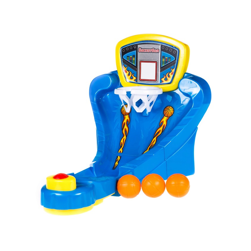 Изображение товара Настольный баскетбол 1TOY для детей от 5 лет — развивающая активная игра