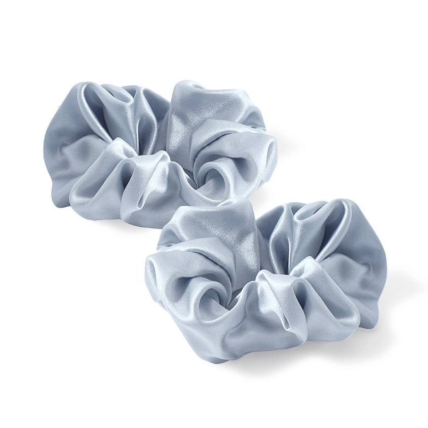 Изображение товара AYRIS SILK Шелковые резинки широкие, цвет: Голубой