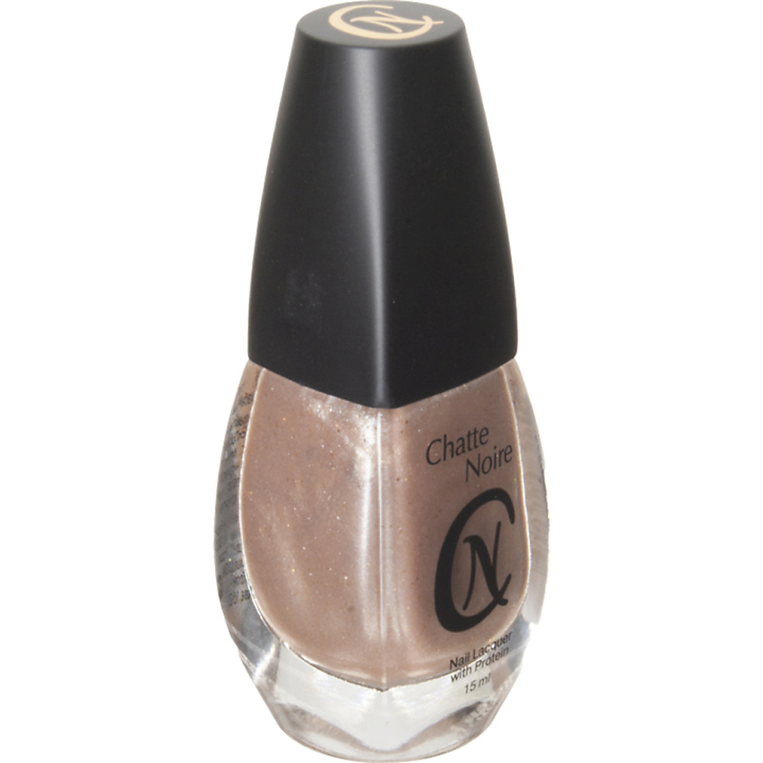 Изображение товара CHATTE NOIRE лак для ногтей с блестками песочный 15 мл