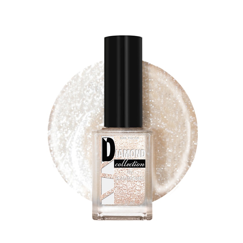 Изображение товара JEANMISHEL Лак для ногтей DIAMOND, цвет: Белый