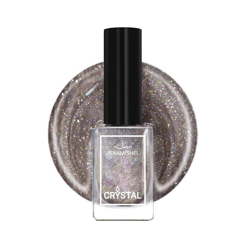 Изображение товара Лак для ногтей CRYSTAL Holographic от JEANMISHEL, 12 мл, Нюд цвет