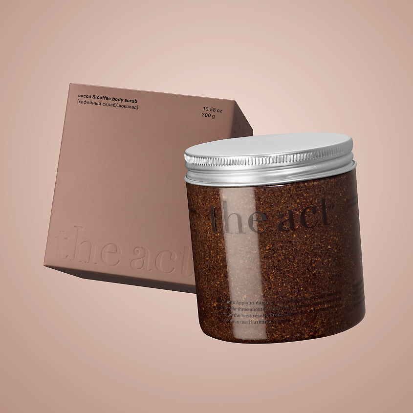 Изображение товара THE ACT Кофейный скраб Шоколад, 300 г