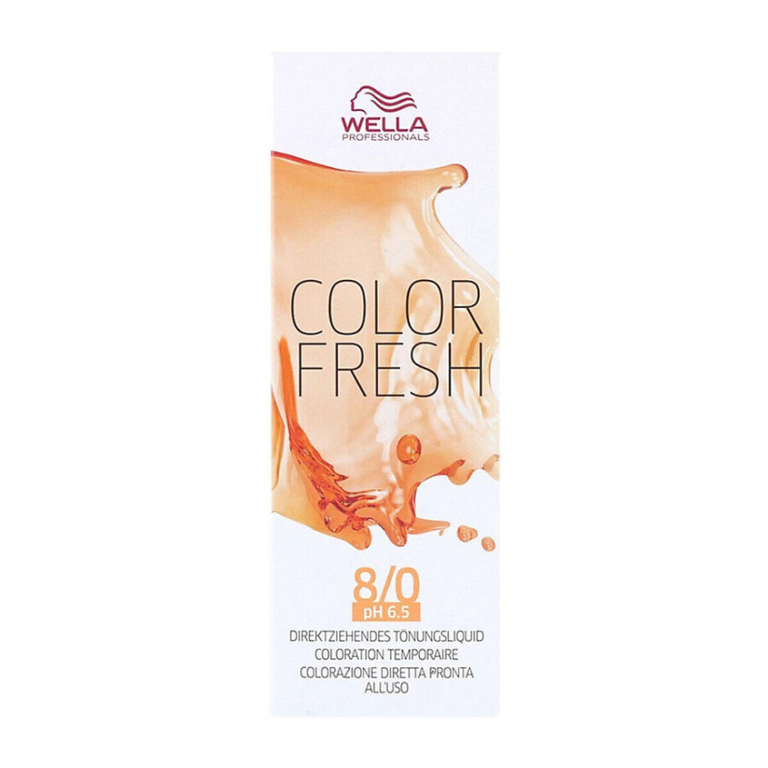 Изображение товара WELLA PROFESSIONALS Краска полуперманентная Color Fresh, №8/0, 75