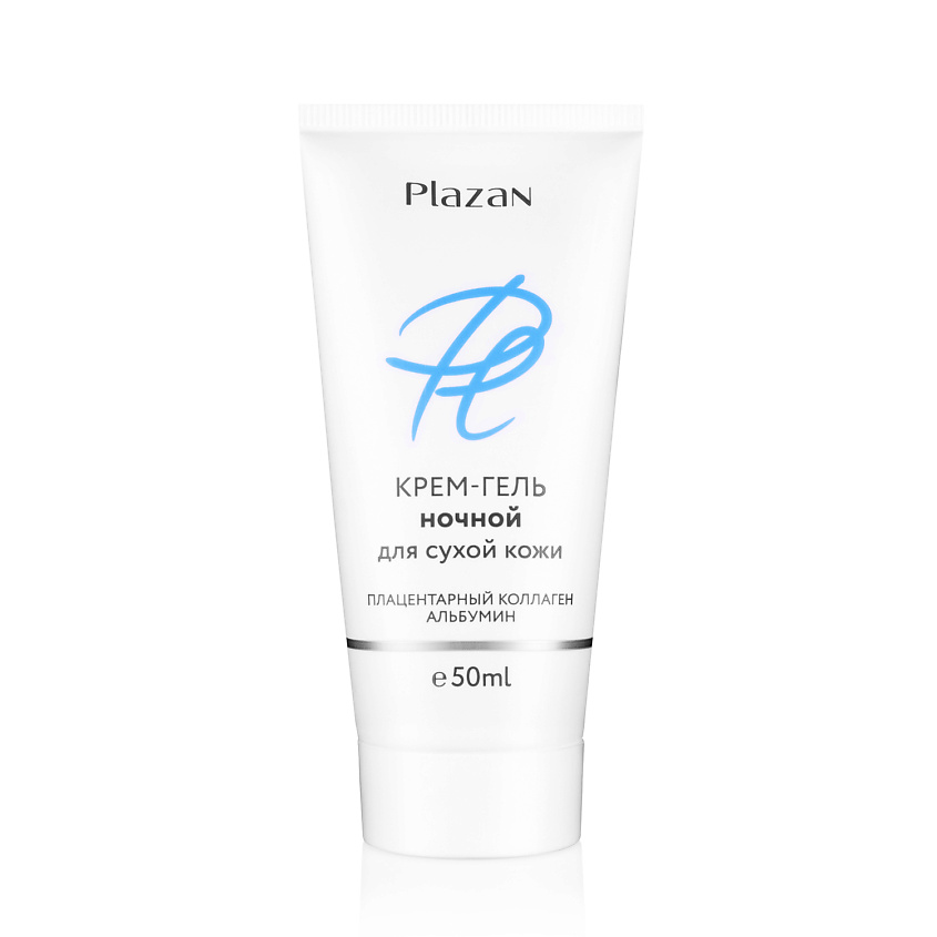 Изображение товара PLAZAN Крем-гель для лица Ночной уход для сухой кожи питательный с коллагеном, 50 мл