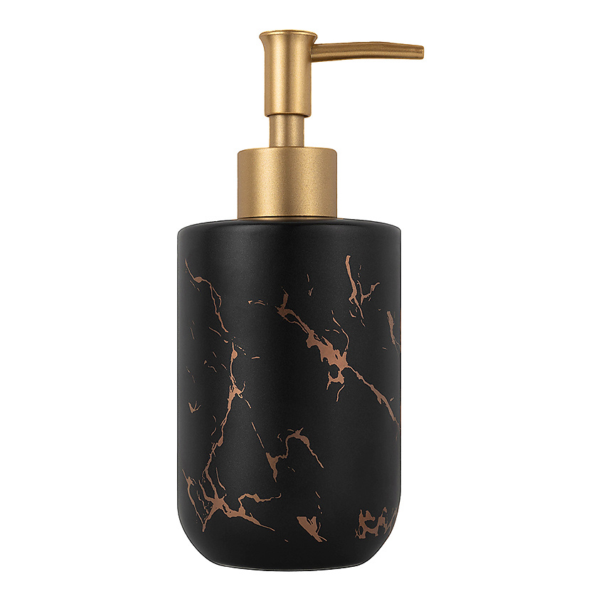 Изображение товара LETOILE HOME Флакон с дозатором керамический черный, 1 шт.