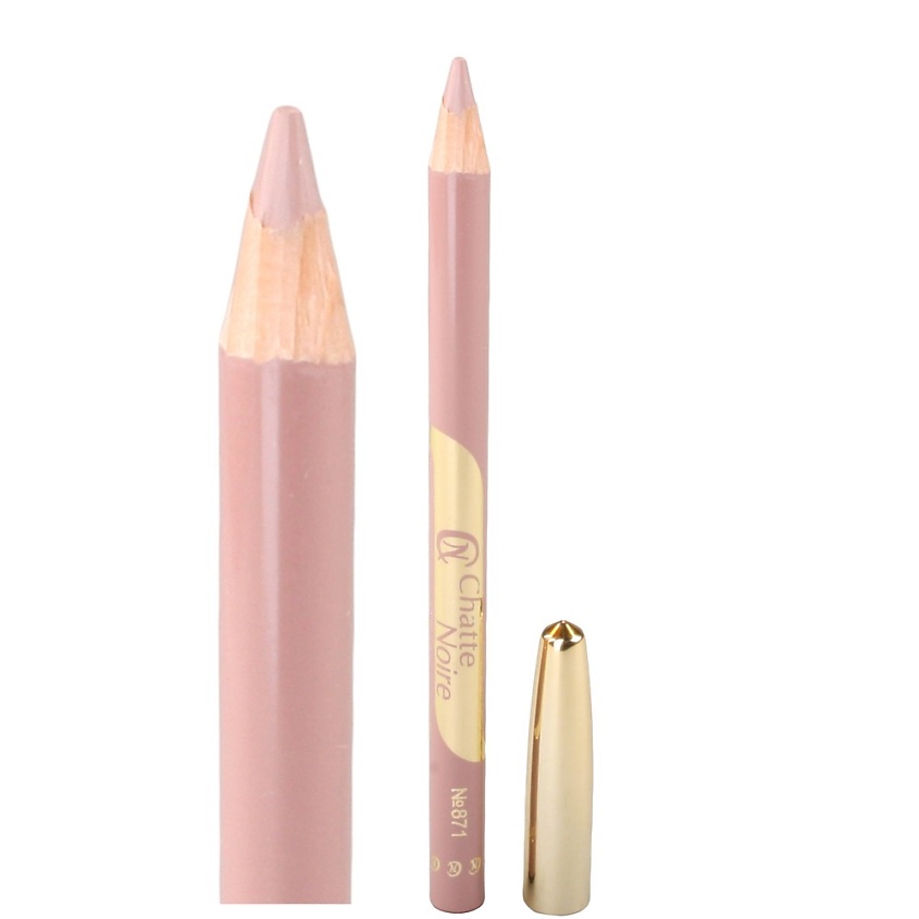 Изображение товара Карандаш для губ и глаз CHATTE NOIRE тон 871 светлый бежево-сиренево-телесный
